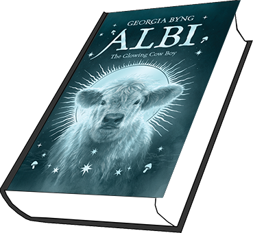 A 3D icon of the Albi book cover